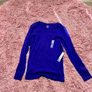 Long sleeve JcPenney cotton tee Large